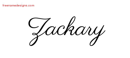 zackary Archives - Free Name Designs