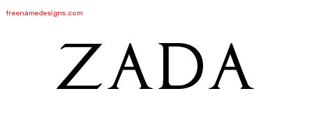 Regal Victorian Name Tattoo Designs Zada Graphic Download
