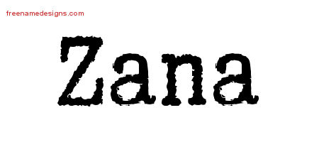 Typewriter Name Tattoo Designs Zana Free Download