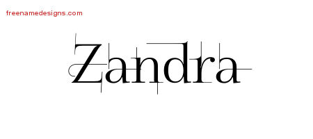 Decorated Name Tattoo Designs Zandra Free