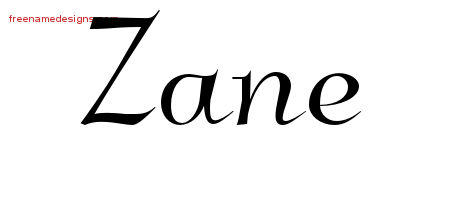 Elegant Name Tattoo Designs Zane Download Free