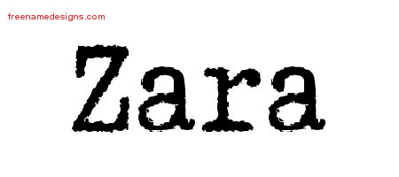 Typewriter Name Tattoo Designs Zara Free Download