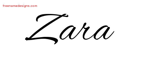 Cursive Name Tattoo Designs Zara Download Free