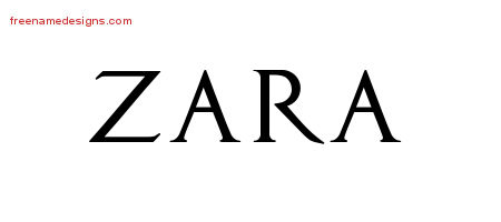 Regal Victorian Name Tattoo Designs Zara Graphic Download