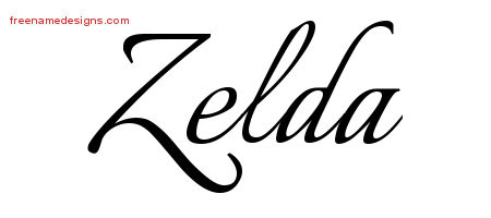 Calligraphic Name Tattoo Designs Zelda Download Free