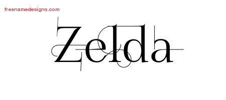 Decorated Name Tattoo Designs Zelda Free