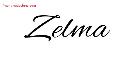 Cursive Name Tattoo Designs Zelma Download Free