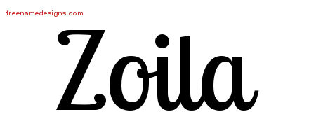 Handwritten Name Tattoo Designs Zoila Free Download