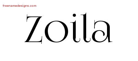 Vintage Name Tattoo Designs Zoila Free Download