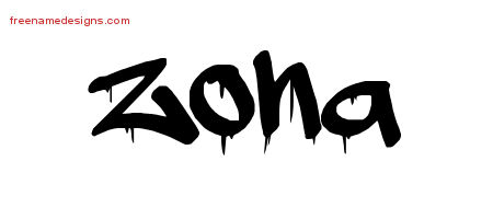 Graffiti Name Tattoo Designs Zona Free Lettering