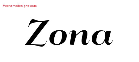Art Deco Name Tattoo Designs Zona Printable
