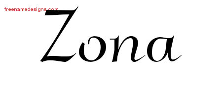 Elegant Name Tattoo Designs Zona Free Graphic