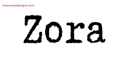 Typewriter Name Tattoo Designs Zora Free Download